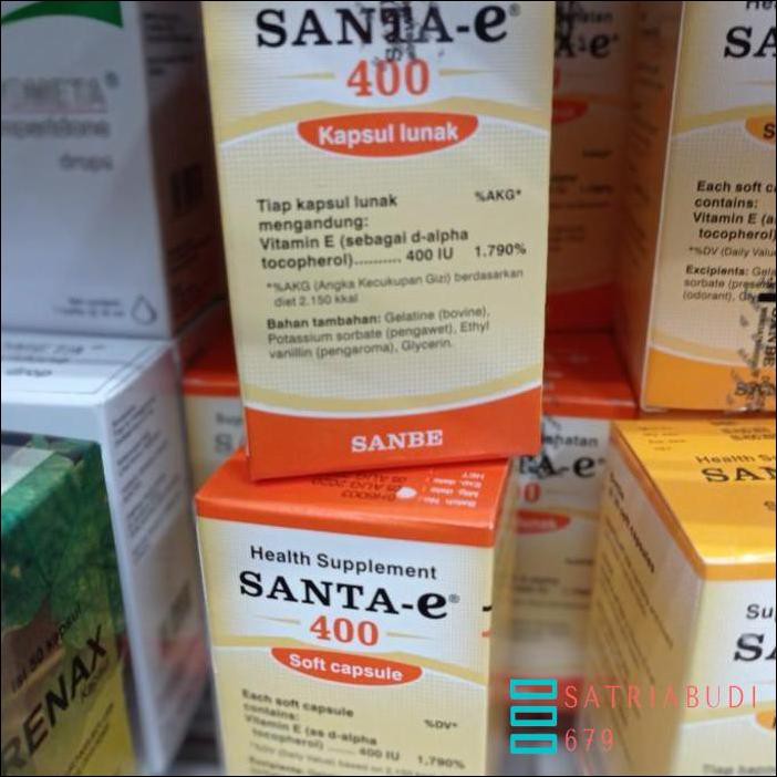 Harga Santa E 400 Iu 30 Kapsul Terbaru Juli 21 Biggo Indonesia