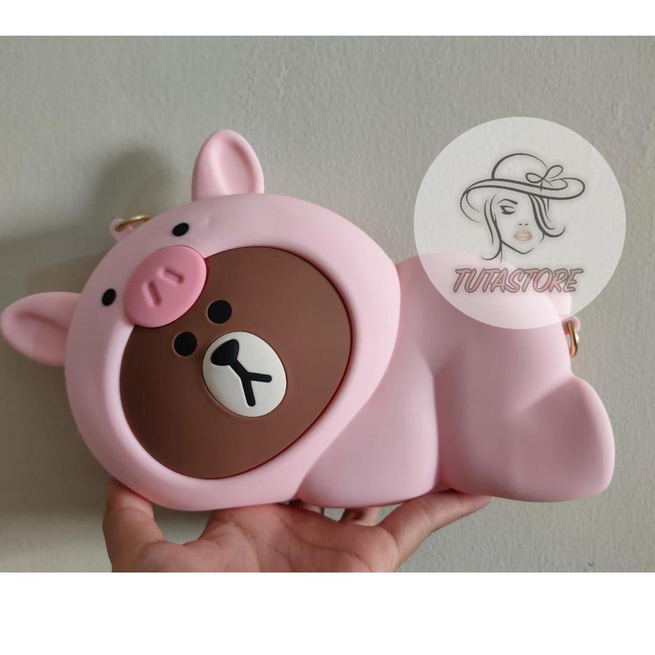 MW#013⭐ TAS SELEMPANG ANAK RUBBER KARAKTER JUMBO KARAKTER BIG⭐makacii.