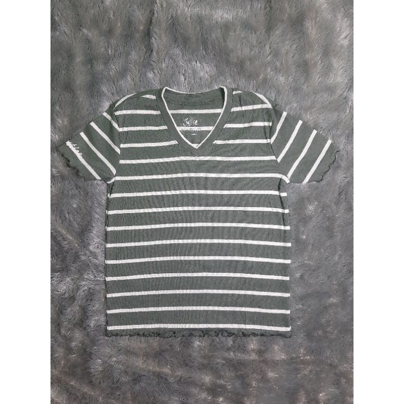 BAJU ANAK PEREMPUAN BRANDED JUSTICE GARIS (SISA EKSPORT)