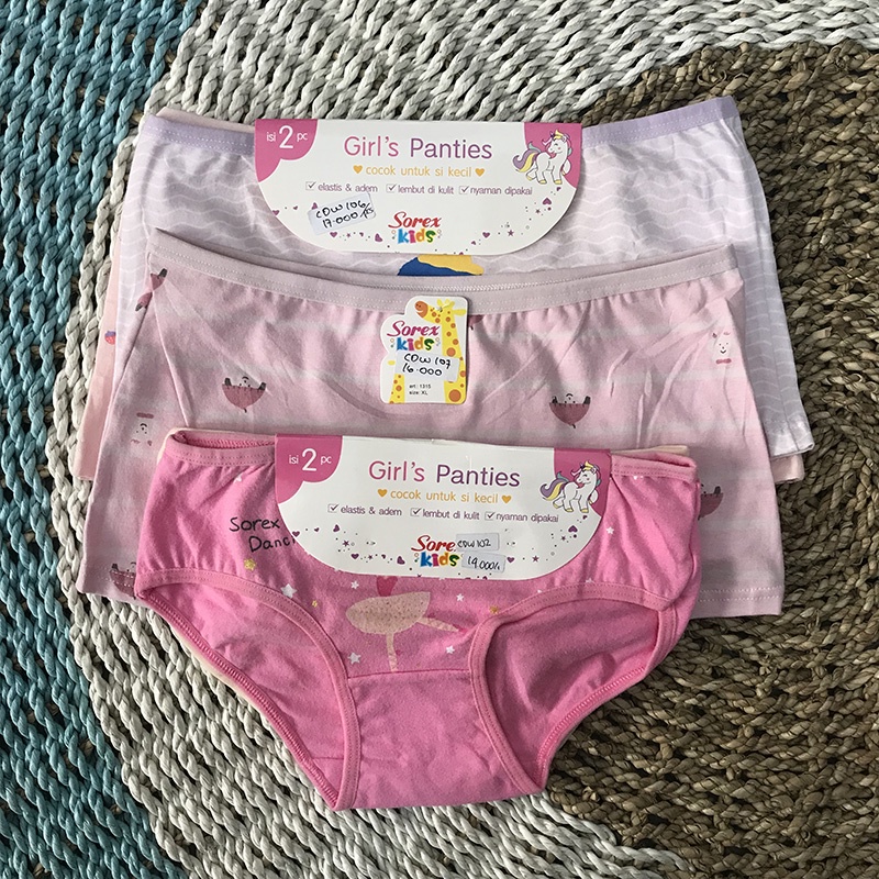 Celana Dalam Hotpants Anak Perempuan Motif Kartun Sorex Lembut Elastis Nyaman Dipakai Terbaru 2022