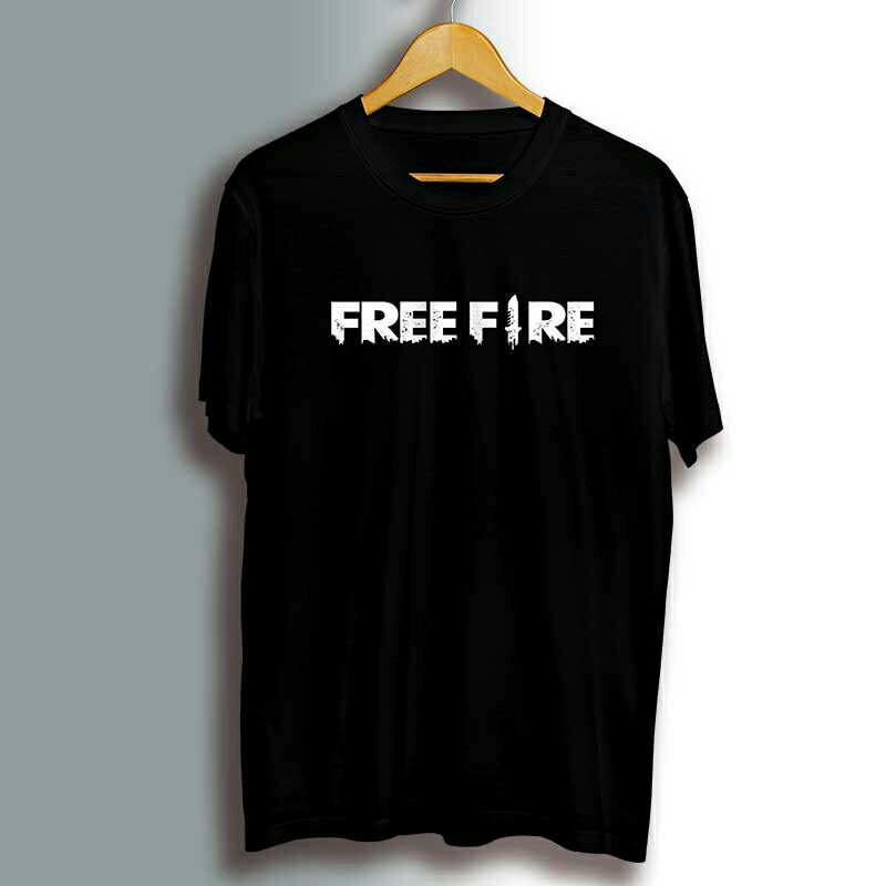 KAOS SABLON DESAIN FREE FIRE / S-XXL Macam macam warna