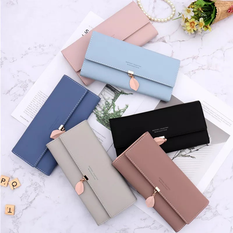 Dompet Panjang Wanita BS68 Lipat Cantik Dompet Panjang Tipis ACC