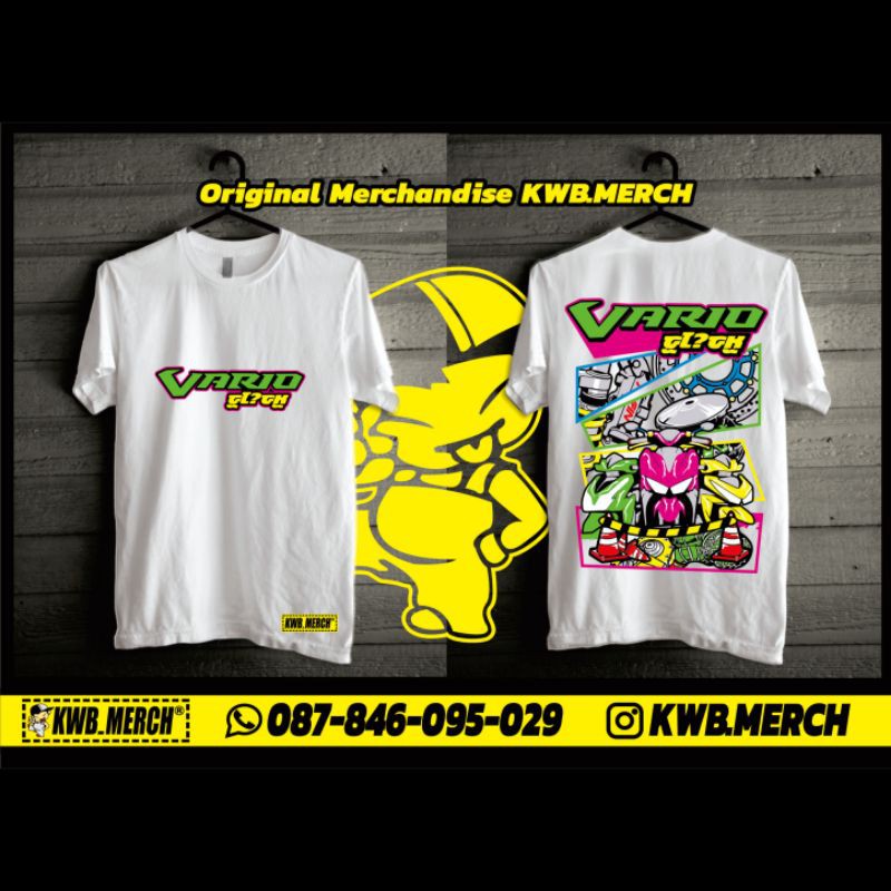 Baju vario click tshirt click vario ukuran M L XL XXL