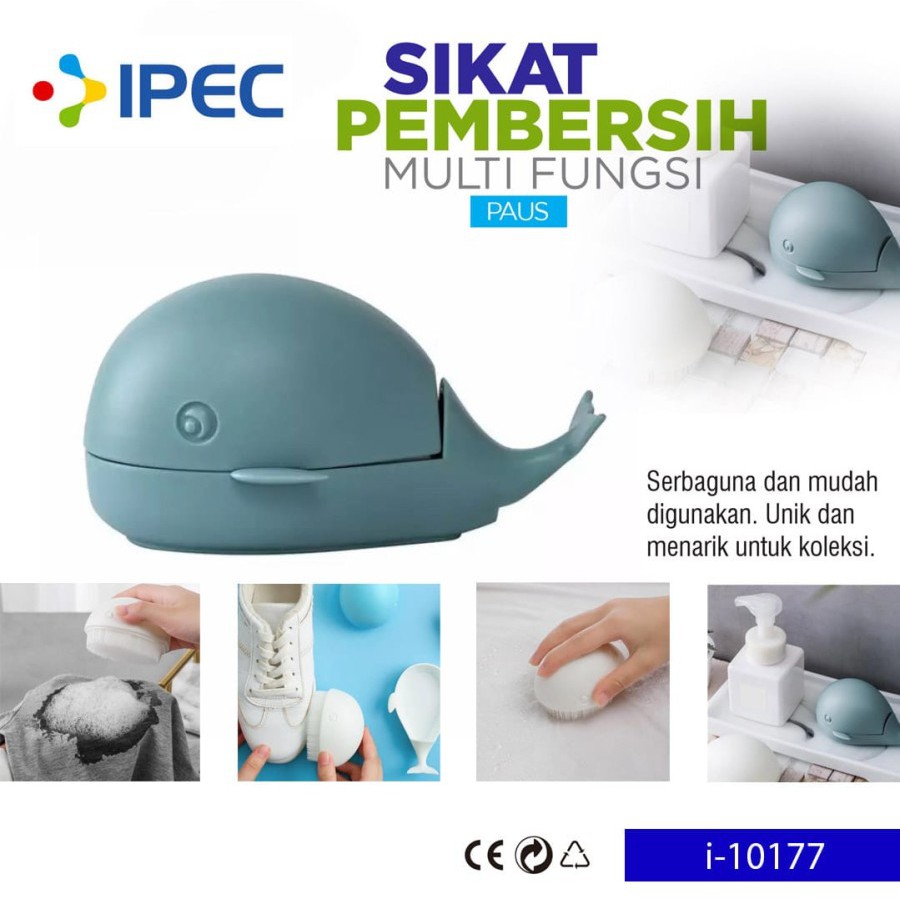 Sikat Sepatu model Ikan Paus Sikat Baju dan Sepatu Sikat Multifungsi bentuk Paus 10177