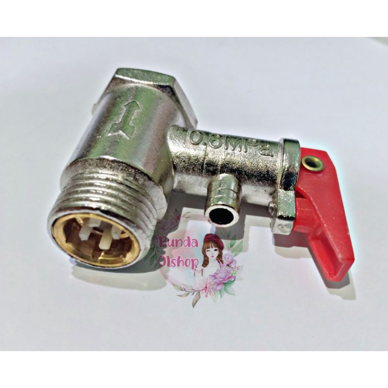 Safety Valve Klep Pengaman Water Heater Ariston / Multi