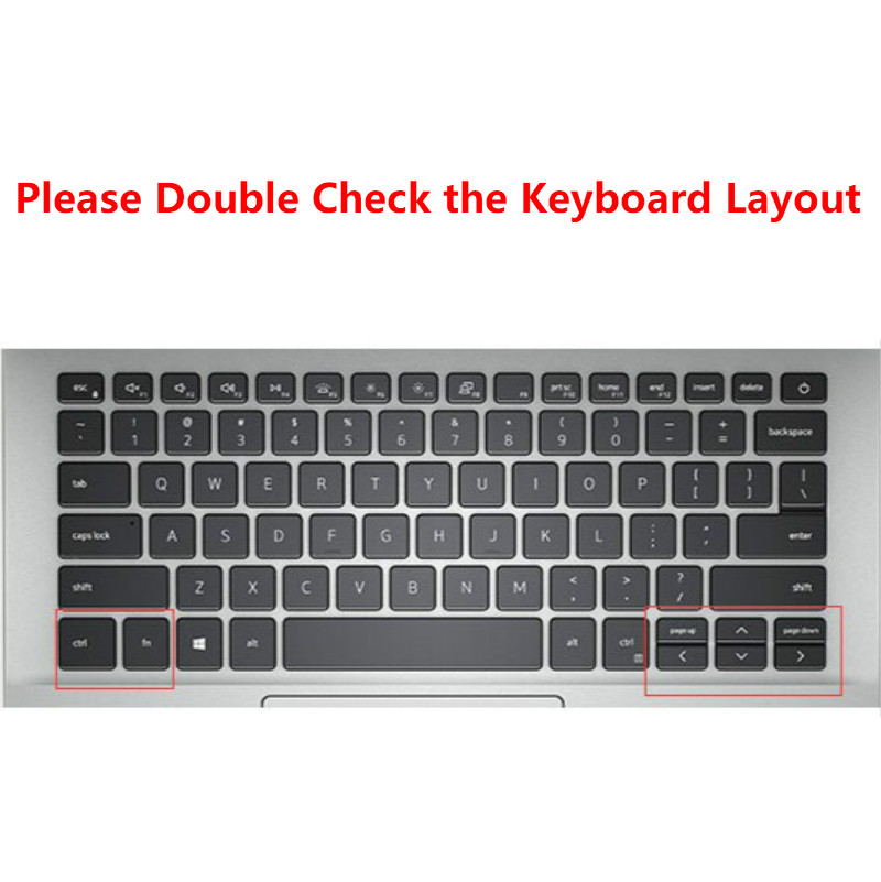 Pelindung Keyboard Silikon Ultra Tipis Lembut Untuk Dell Inspiron 5390 13.3 Inch