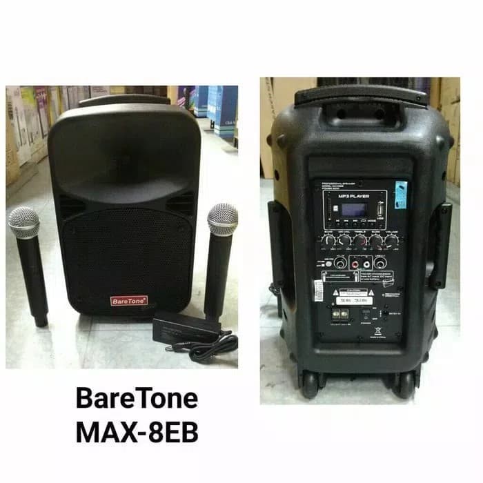 Speaker Portable Wireless Meeting Baretone max 8eb Bluetooth bonus cek dekripsi