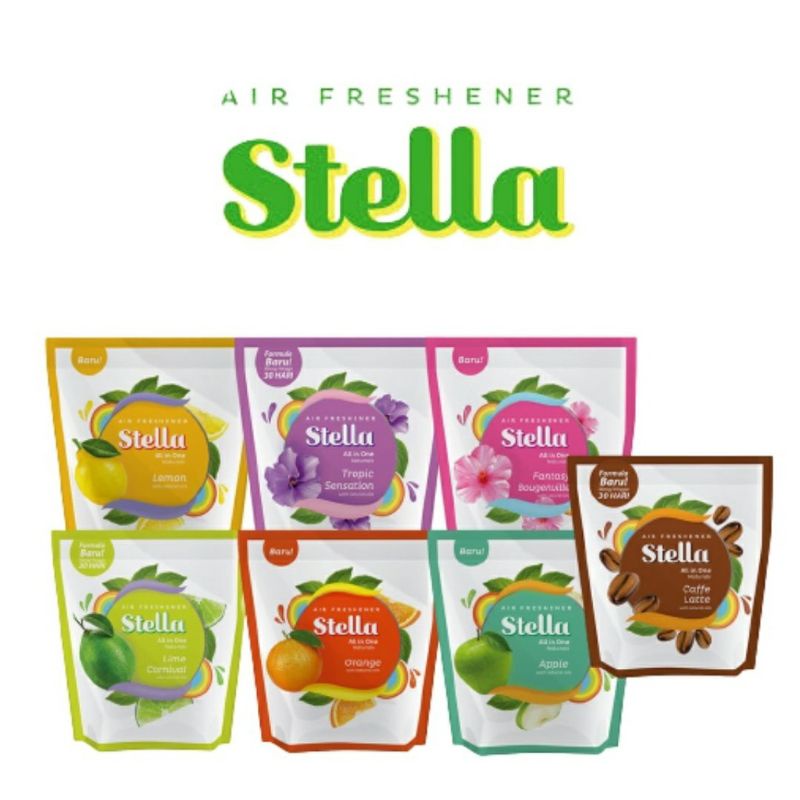 Pengharum Ruangan Stella All In One  Air Freshener Gantung 42 Gr | Stella Gantung All Variant Lengka