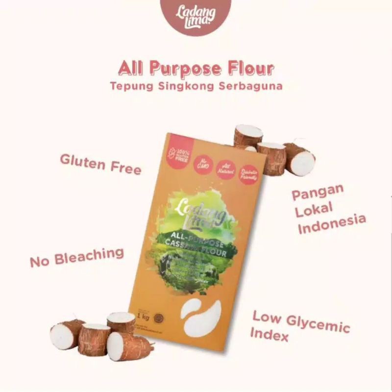 

Ladang Lima Gluten Free - All Purpose Flour 1 kg (Tepung Gluten Free)