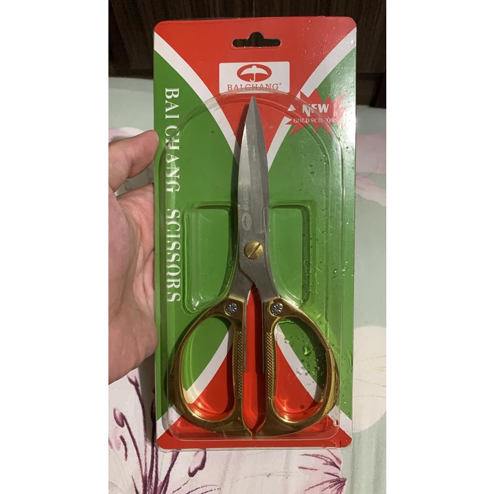 

SS [ ISI 1 PCS ] gunting emas kain Bai Chang