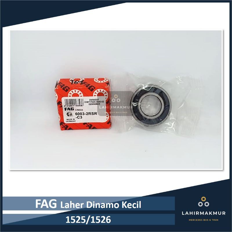 Laher / Lahar / Bearing / Bering Dinamo Kecil 6003-2RSR-C3 FAG