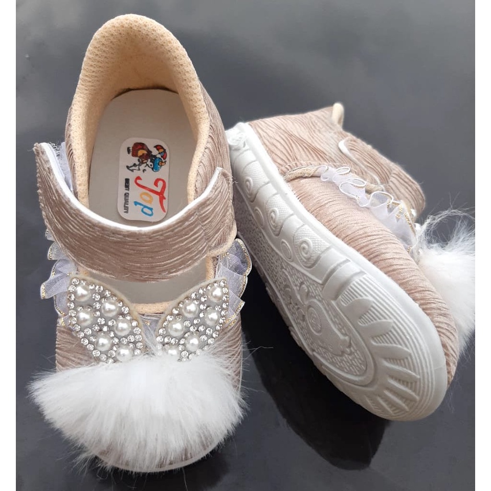 SNP02 Sepatu Pesta Anak Perempuan Bunyi Cit Cit Umur 1 2 3 tahun - Babyfit