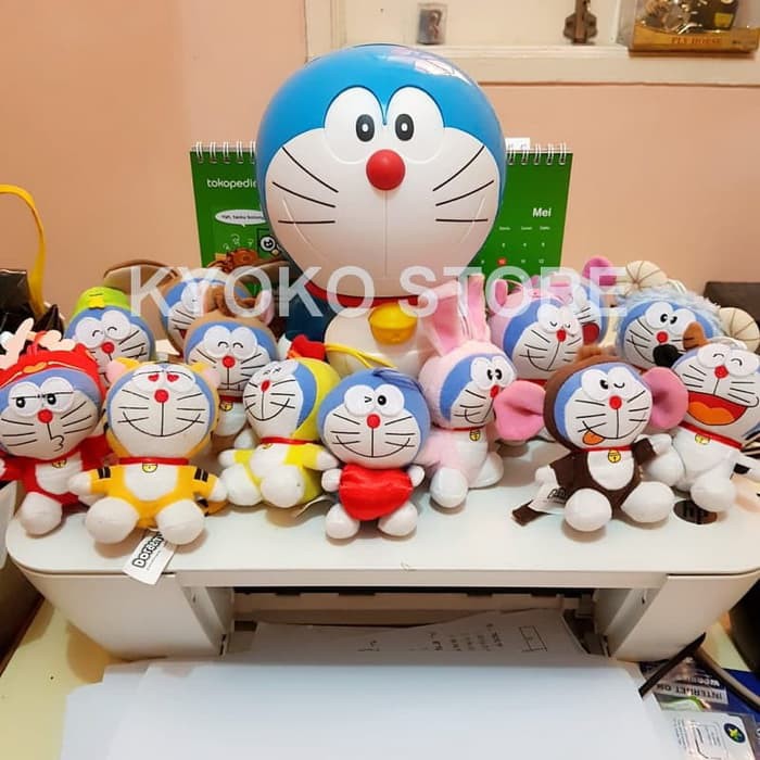 Boneka Doraemon Lucky Charms Chinese Zodiac Official McDonald