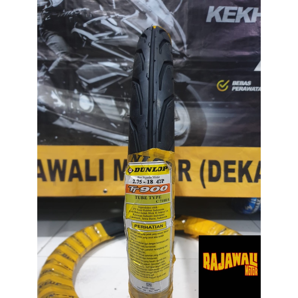 Ban Dunlop TT900 2.75 Ring 18 Tube Type