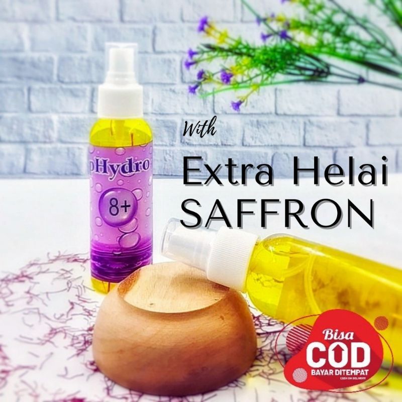 Medan Termurah 100 ml 100% + Rose Water Facemist Safron banyak fungsinya Saffron