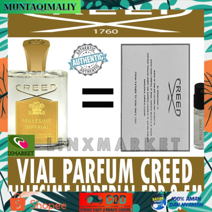 [TERBARU] TERMURAH VIAL PARFUM CREED MILLESIME IMPERIAL UNISEX EDP 2.5ML