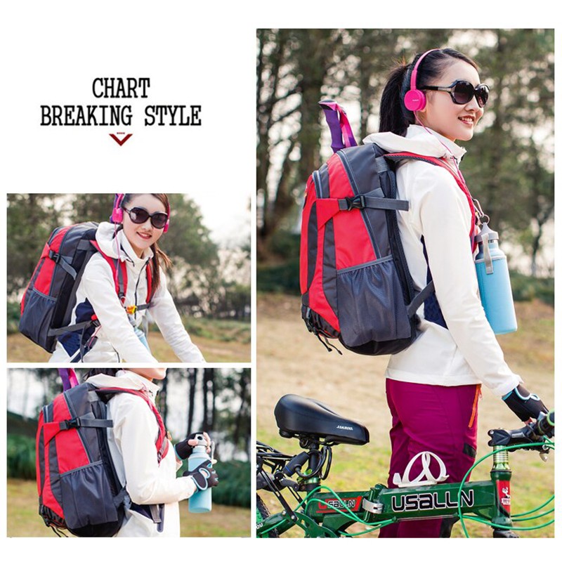 Tas Ransel Pria 40L Tas Daypack Olahraga Tas Hiking Tas Gunung