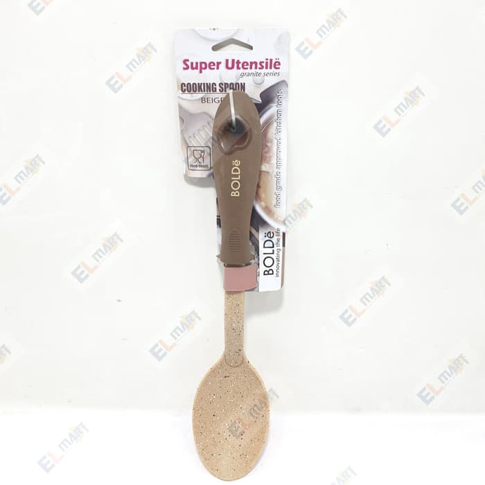 BOLDe Super Utensil Cooking Spoon Granite Series Sendok Masak Sutil Centong Irus