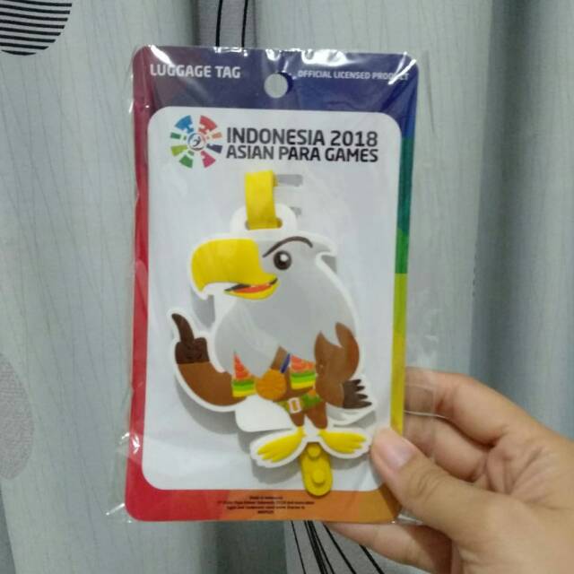Souvenir Merchandise Asian Para Games Momo Luggage Tag