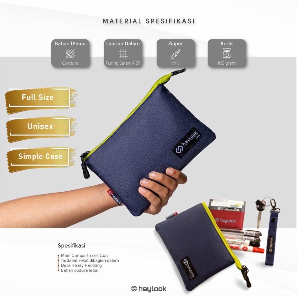 

POUCH PRIA WANITA TEMPAT KOTAK PENSIL BESAR ANAK SIMPLE POUCH NORTH HAND BAG ORIGINAL HEYLOOK