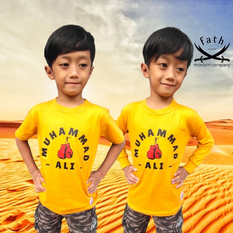 Kaos anak 'fath' MUHAMMAD ALI. baju anak, pakaian anak, busana anak
