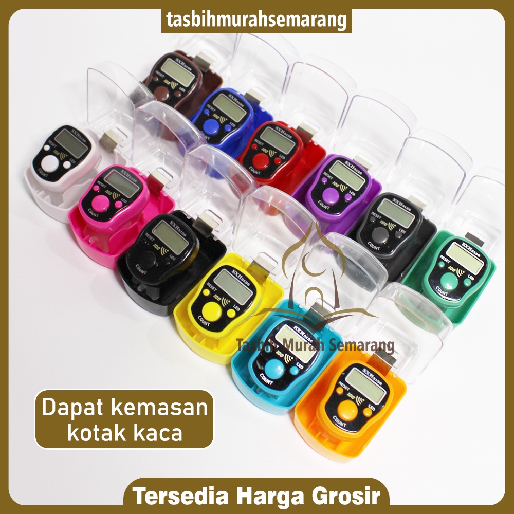 Tasbih Digital LED Mini ALARM kelipatan 100