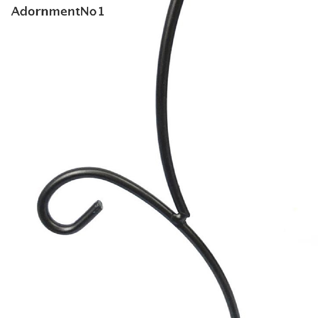 [AdornmentNo1] 37CM Double hook Metal Iron Candlestick Candle Holder Plant Glass Bottle Stand [new]