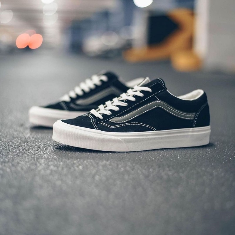 VANS STYLE 36 VINTAGE SPORT BLACK BLANC DE BLANC ORIGINAL