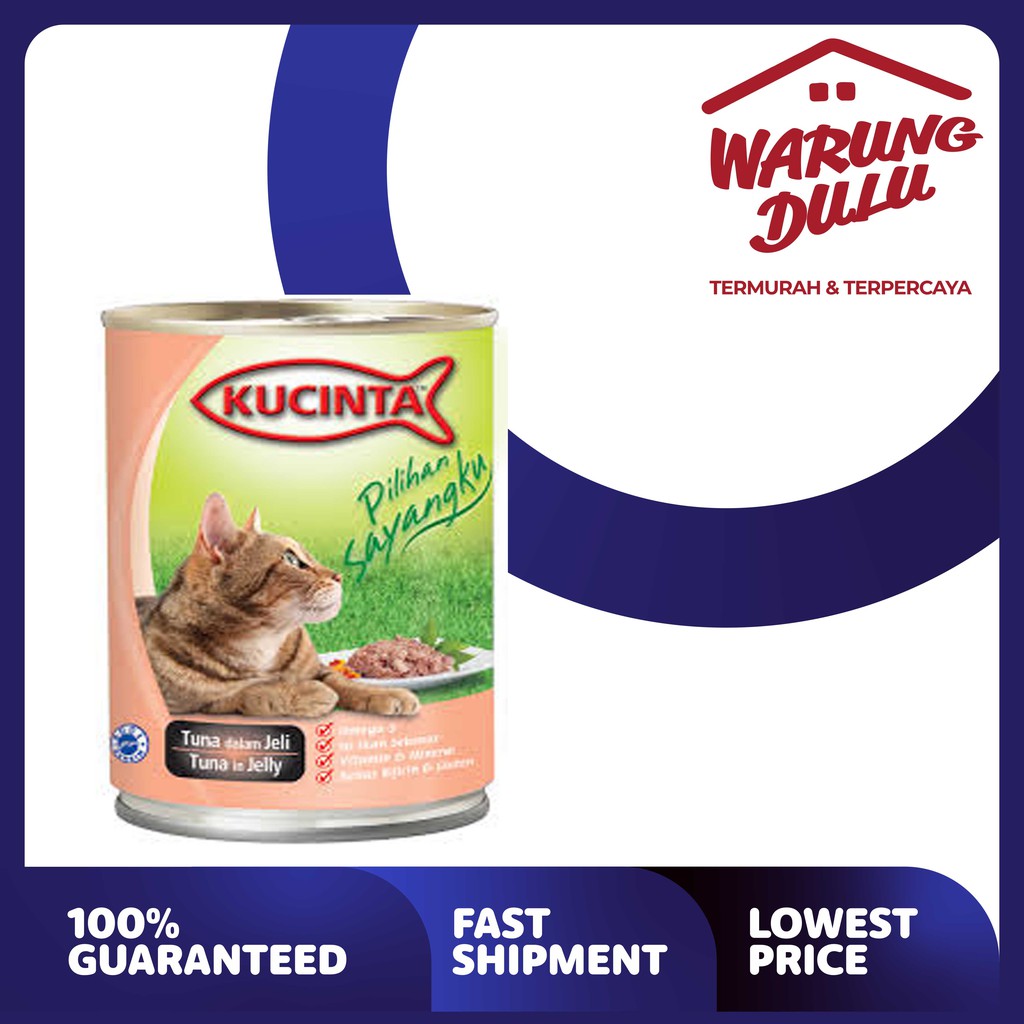 MAKANAN KUCING KUCINTA TUNA IN JELLY 400GR