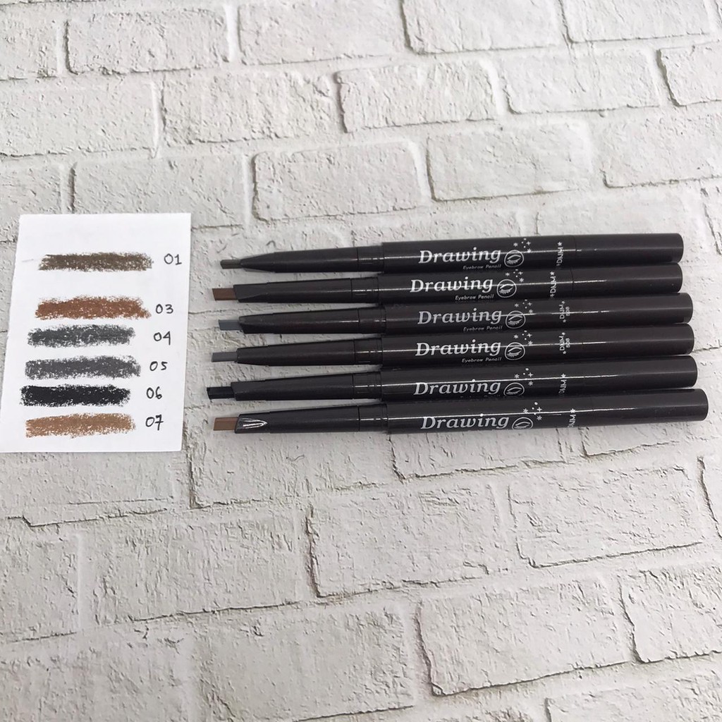 [+Brush] DNM AUTOMATIC DRAWING EYEBROW PENCIL + BRUSH / DNM PENSIL