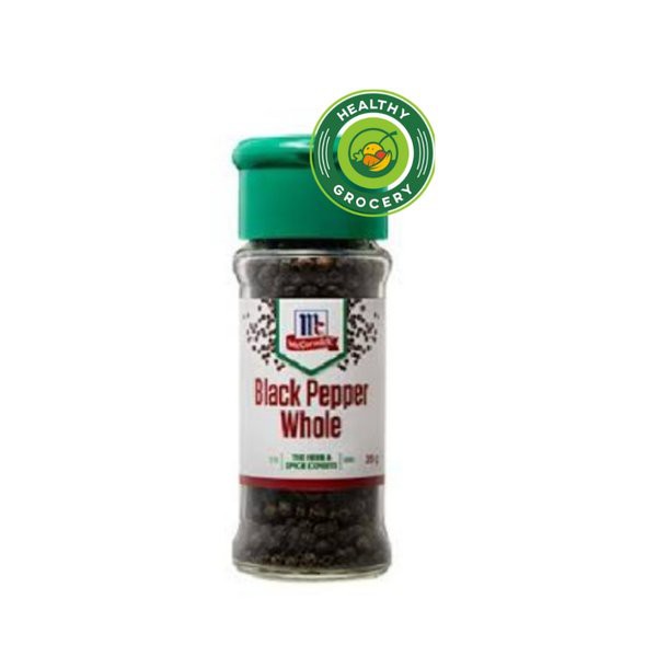 

McCormick Black Pepper Whole 35 gr Lada Hitam