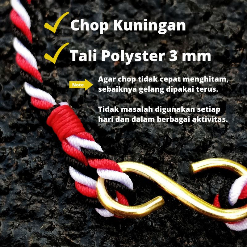 Gelang Tridatu Cantel S Kuningan / Gelang Tridatu Cantelan Murah / Gelang Tridatu Bali / Gelang Cowok Murah / Gelang Bali Asli / Gelang Pria / Gelang Kuningan / Gelang Emas Imitasi / Kerajinan Bali / Oleh Olej Khas Bali Murah / Craftdewata