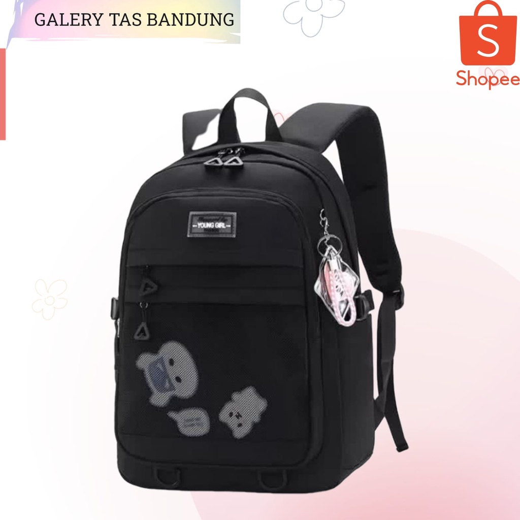 Tas Ransel Anak Perempuan Tas Anak Sekolah Perempuan Tk SD 123456