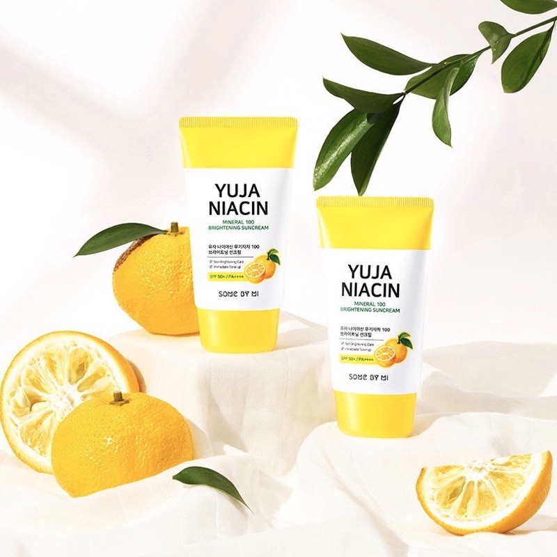 Some by Mi Yuja Niacin Mineral 100 Brightening sunscreen SPF 50+PA++++ 50 ml