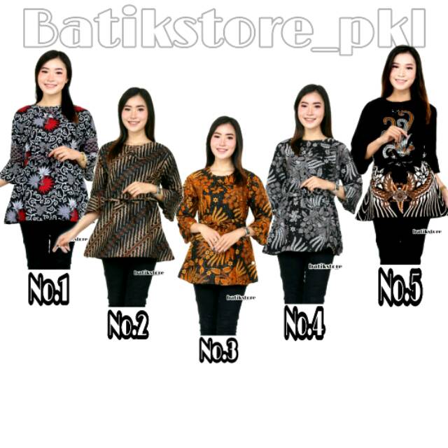 Paling Murah Batik Dolby Dolbi Dobby Doby Tenun Sutra Tulis Katun Atbm Baron Atasan Batik Wanita Sogan Srg308 WRELRrIrkXJWd