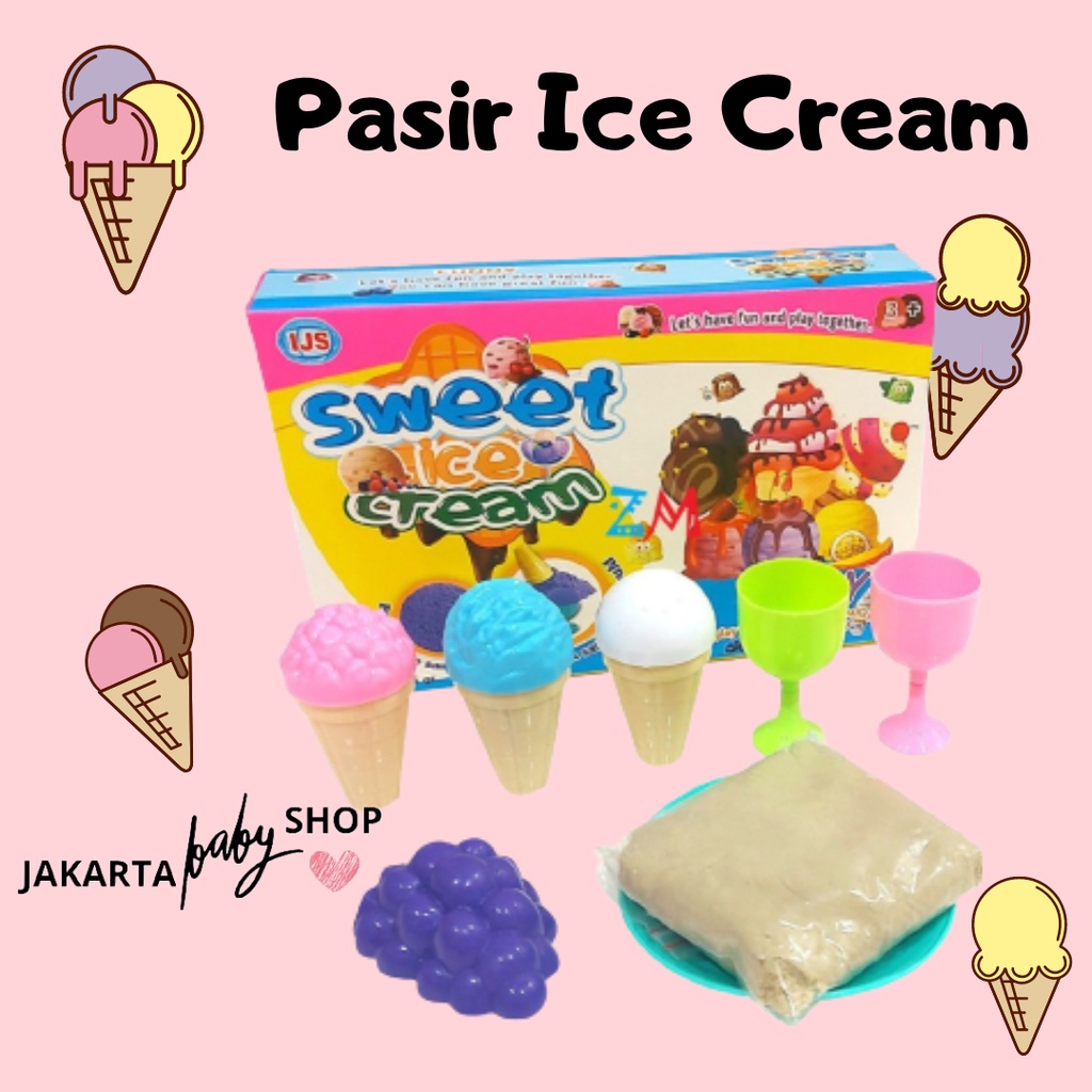 MAINAN ANAK PASIR ICE CREAM 700101