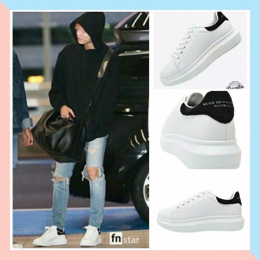 Jungkook sneaker sepatu wanita import impor korea bts bt21 butter permission to dance thaeyung suga