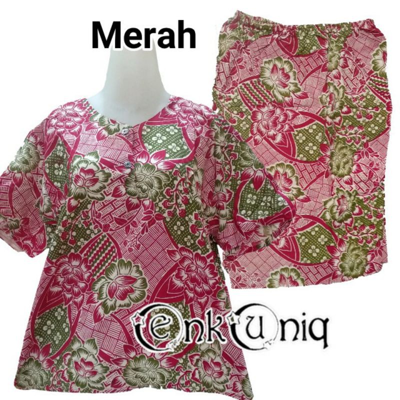Setelan Kulot Batik / Baju Setelan Batik / Babydool Batik / Setelan Celana Batik SKAP01