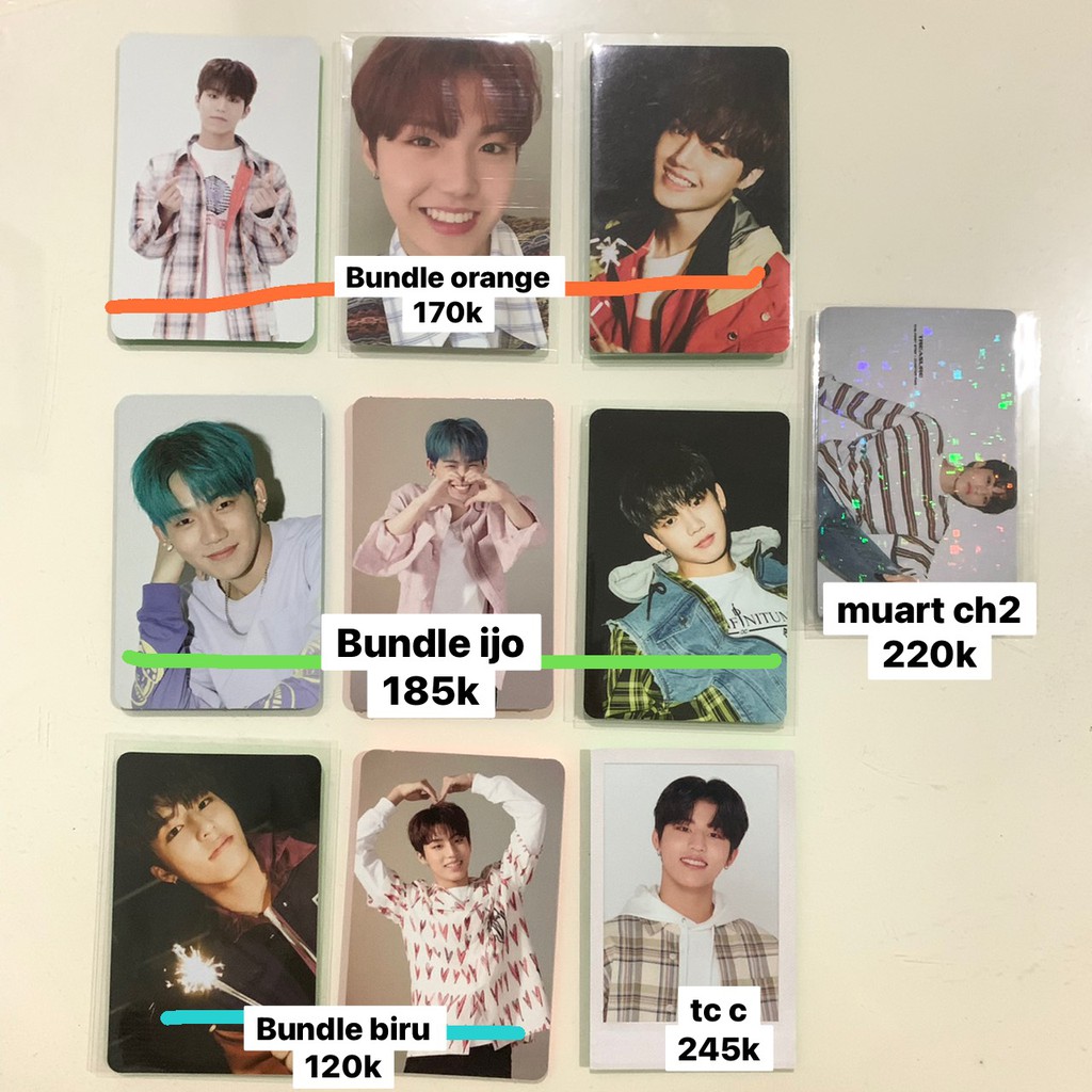 PC Photocard Kempi Doyoung Hyunsuk Jeongwoo ch 2 3 FA ar TC C Japan Musicart Muart