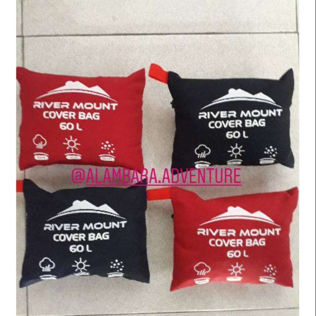 COVER BAG RIVER MOUNT 60L / rain cover murah / rain cover river mount