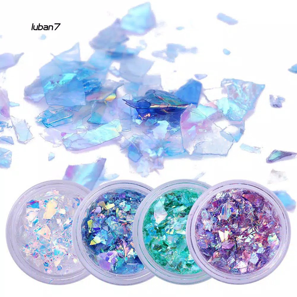 HOLOGRAM PAYET KACA UNTUK DEKORASI KUKU Nail art rhinestone