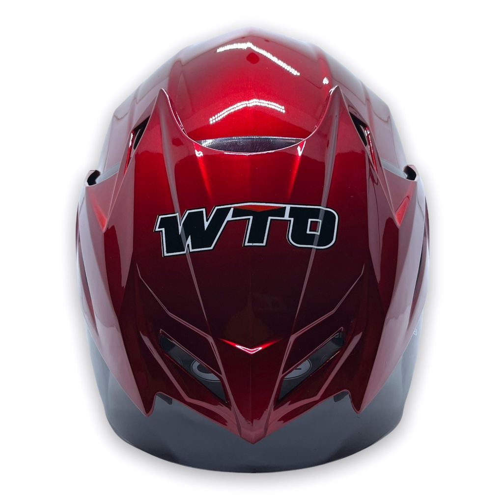 Helm WTO Z1R Pet - D-Smart Polos - Candy Red - Half Face ALL SIZE