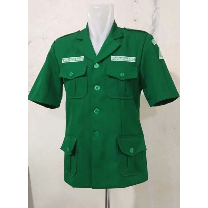 JAS ANSOR KAIN AVANO BORDIR PUTIH MOTIF SOEKARNO TERBARU