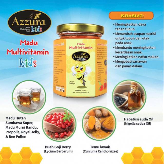 

Madu kids multivitamin 200gr