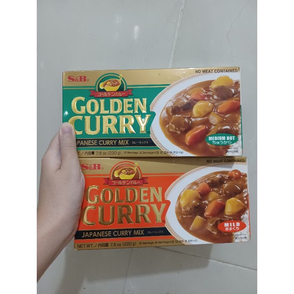 

golden curry bumbu kari japanese curry mix 220gr