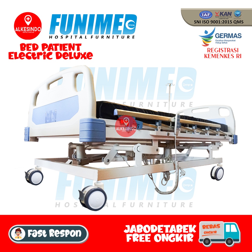 RANJANG PASIEN ELEKTRIK SIDERAIL BED PASIEN ELECTRIC SIDERAIL