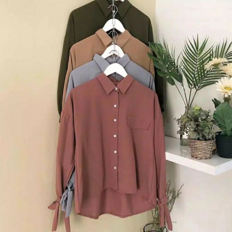 TFW Kemeja PRILLY kemeja wanita atasan wanita baju kemeja casual wanita remaja ataupun cewek