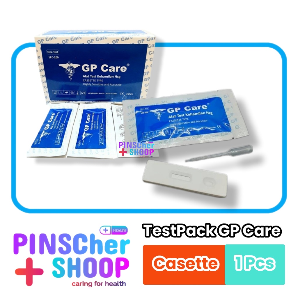 Test Kehamilan Casete GP Care TestPack Hamil Satuan