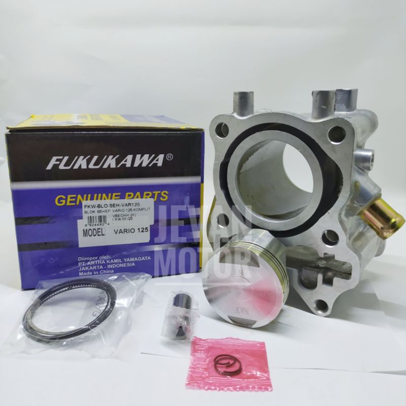 Fukukawa Blok Seher Vario 125 Komplit / Blok + Seher + Ring Vario 125
