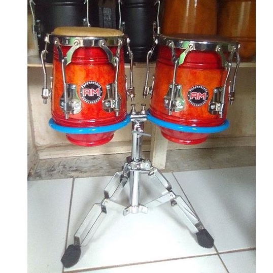 kendang kempul Ring V6 6 Crome/Kayu nangka